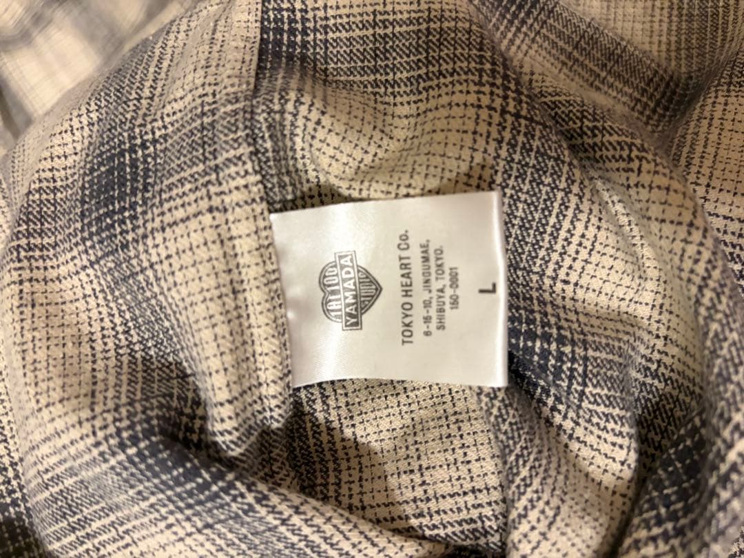 トップス TSY ORIGINAL OMBRE CHECK SHIRTS