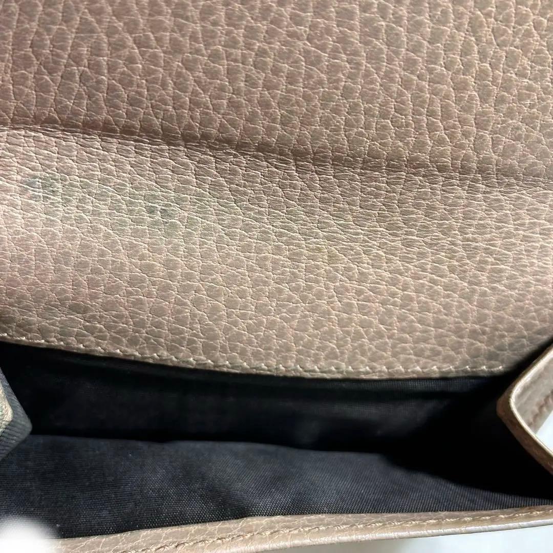 GUCCI グッチ 三つ折り財布　ベージュ