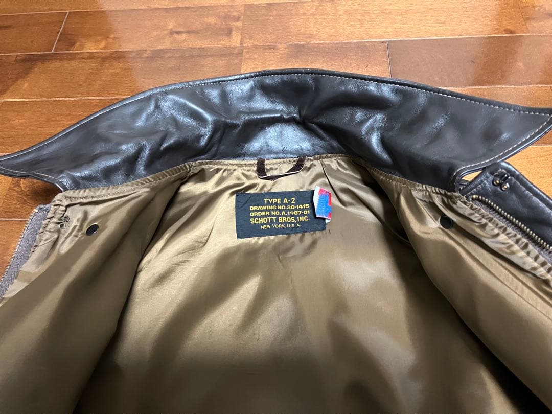 90s schott A2 レザージャケット USA製