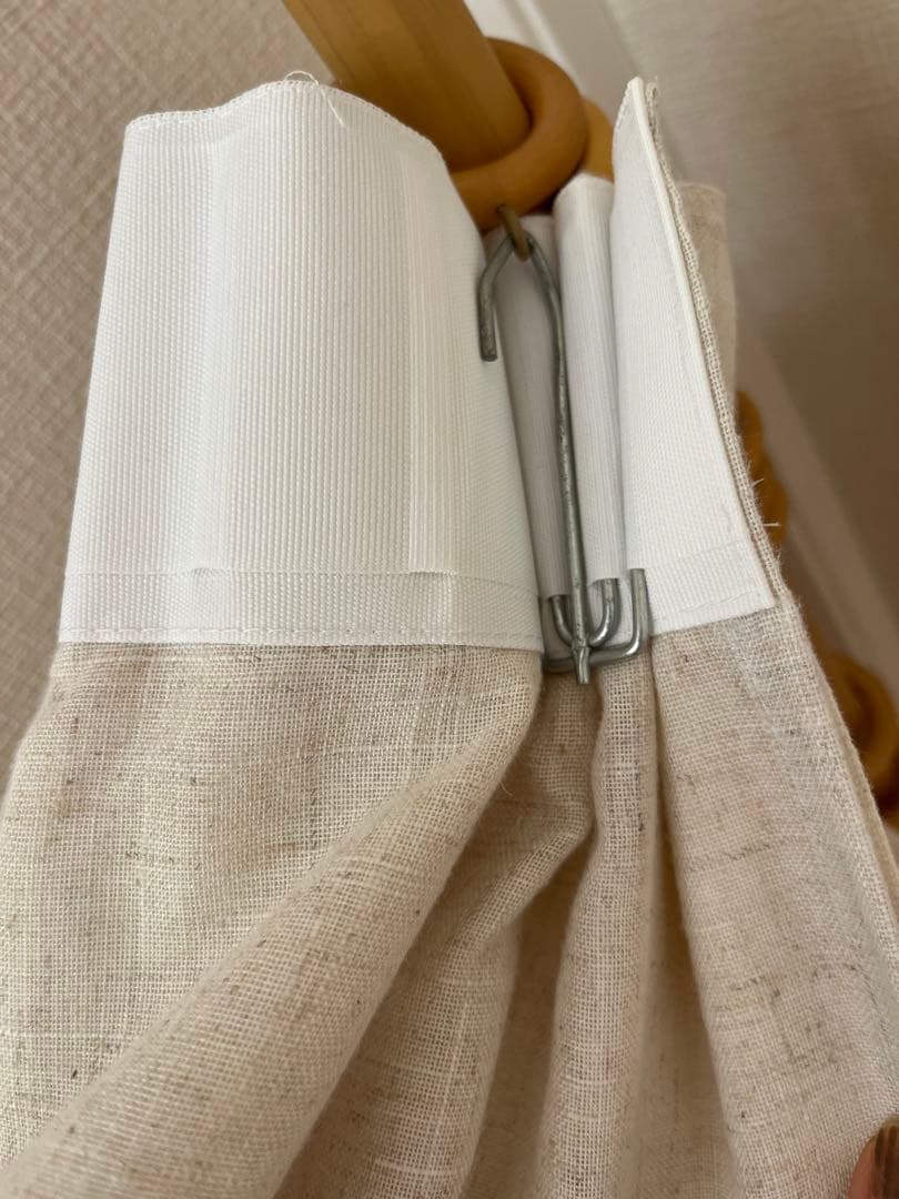 フレンチカントリー 綿麻レースカーテン サンプル品 ほぼ未使用