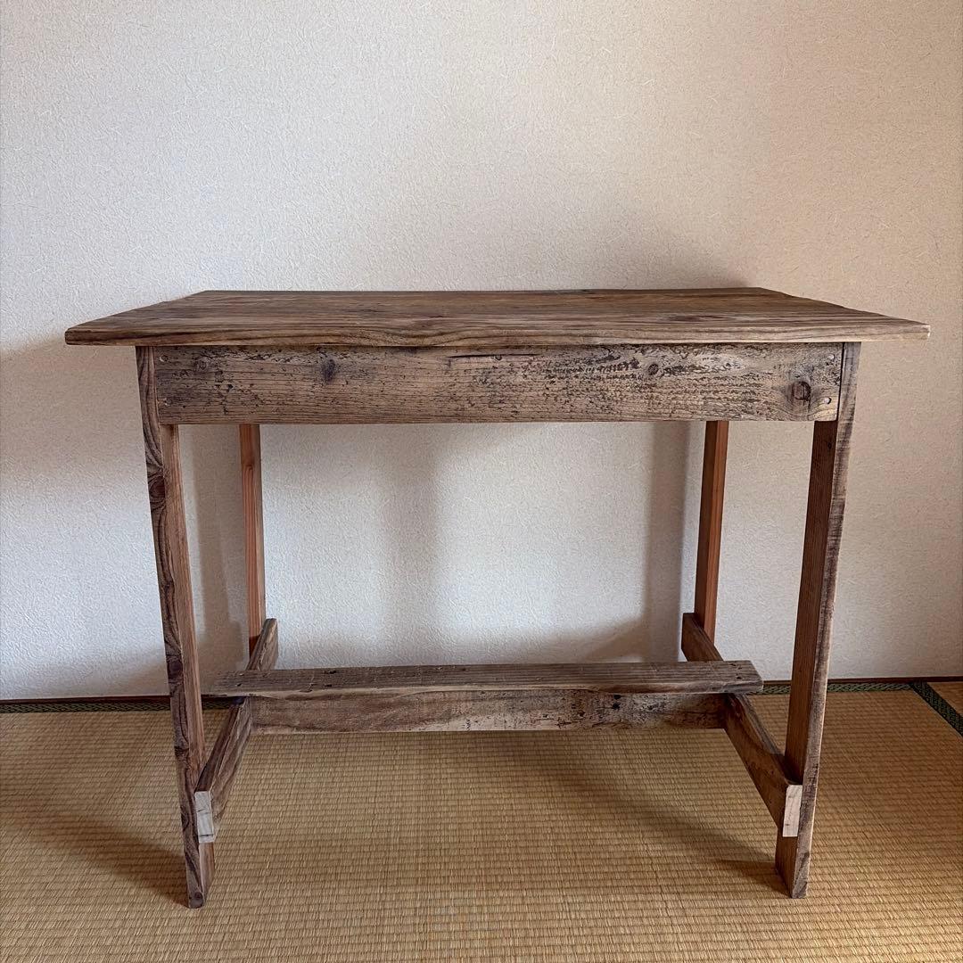 古材テーブル　デスク