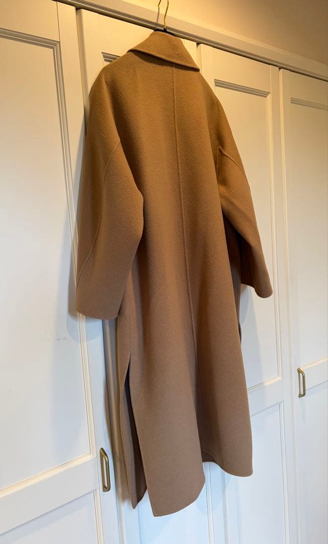 美品 HAUNT ダブルフェイスオーバーコート