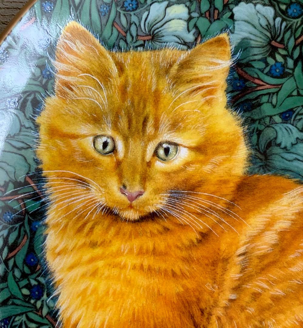 レズリーアンアイボリー 猫のプレート ダンデライオン ロイヤルウースター