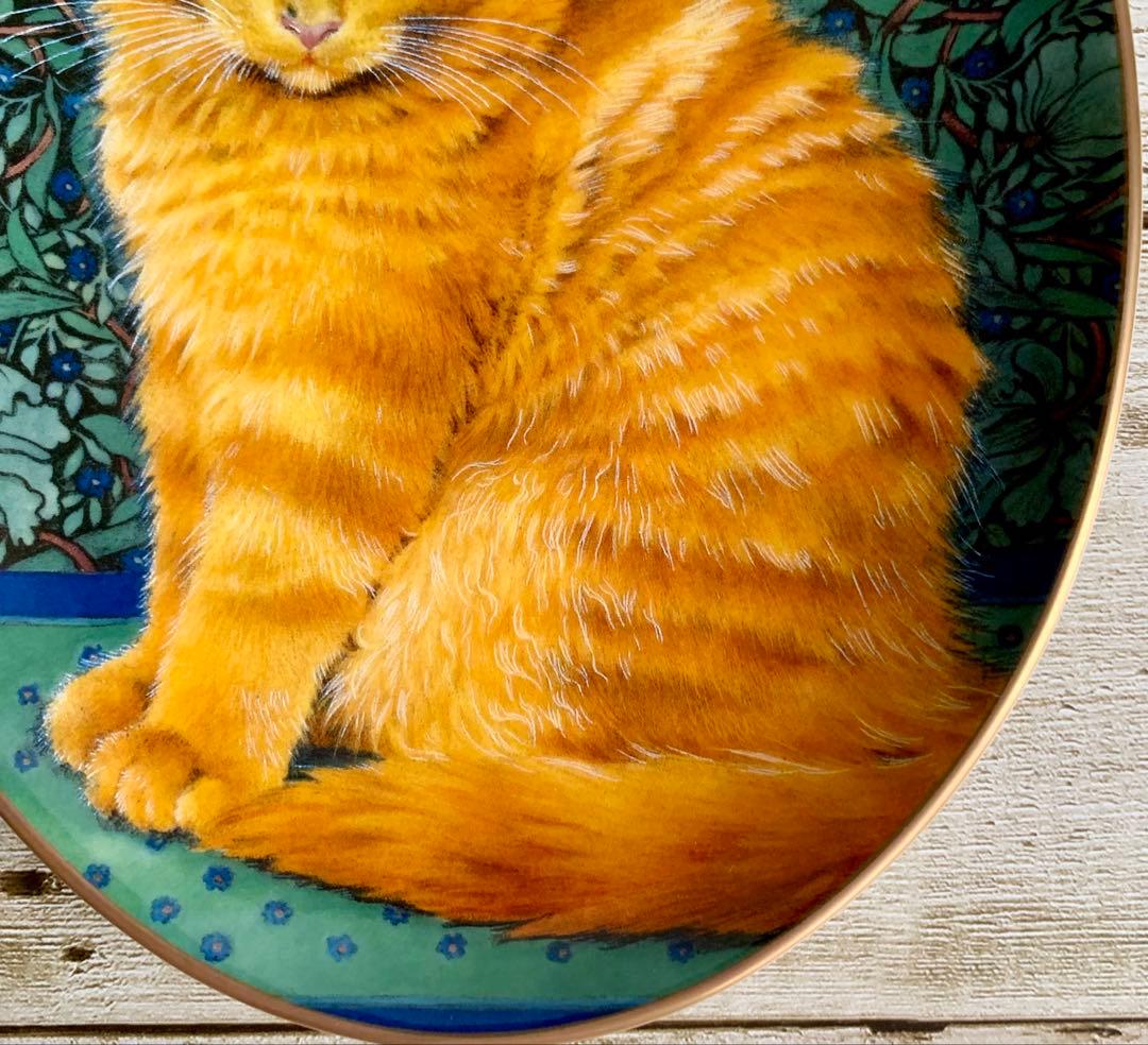 レズリーアンアイボリー 猫のプレート ダンデライオン ロイヤルウースター