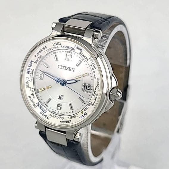 CITIZEN H240-T018220 腕時計 エコドライブ 純正レザーANA