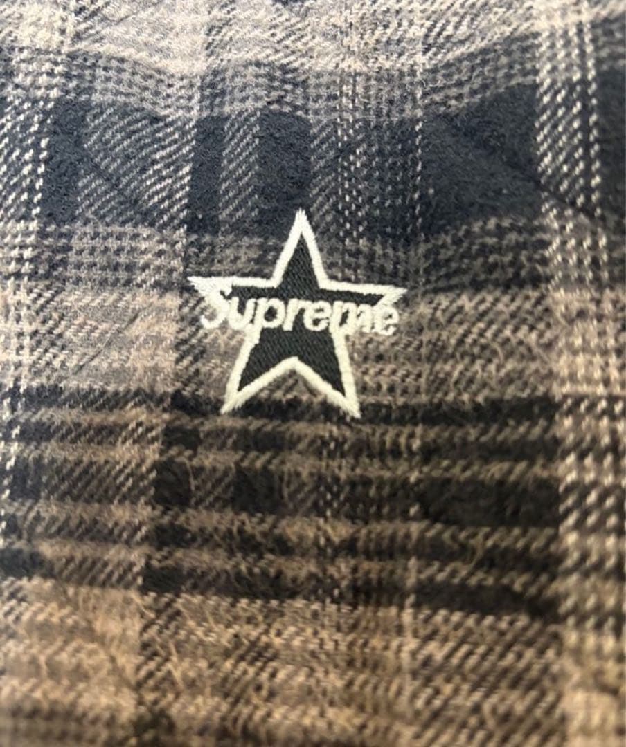 ジャケット・アウター SUPREME Quilted plaid zip up shirt