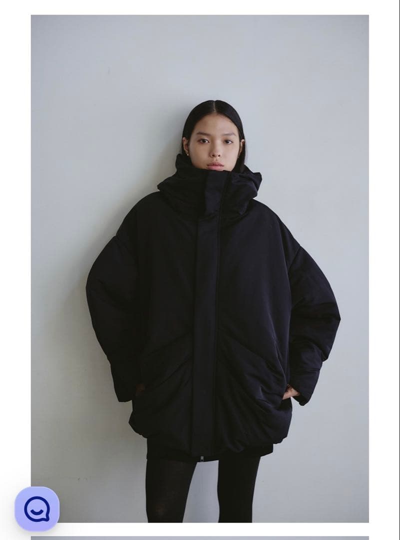 STYLE MIXER バッファーボリュームコート　ブラック