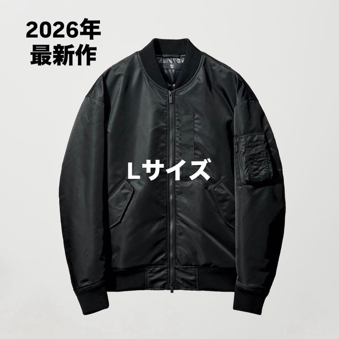 最新作UNIQLOx＋Jハイブリッドダウンオーバーサイズ MA-1／L