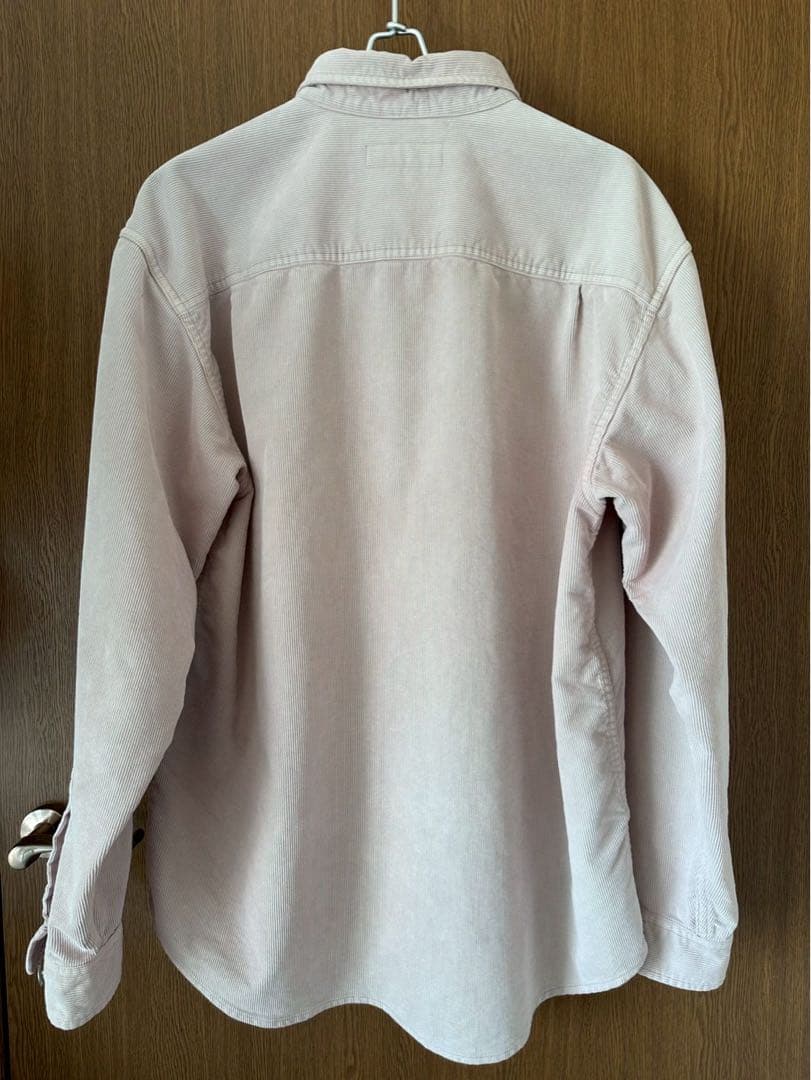 Supreme Washed Corduroy Shirt M ダスティピンク