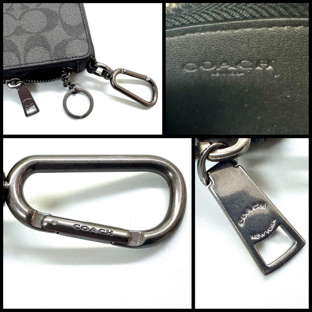 COACH コーチシグネチャーLジップ￼ケース/スマートキーケース