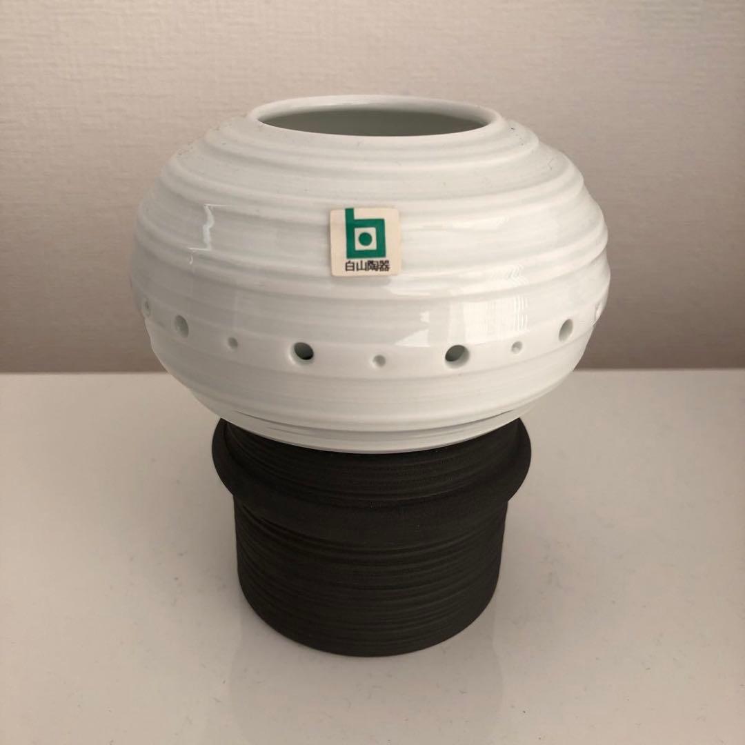 レア　自宅保管品　白山陶器　キャンドルスタンド