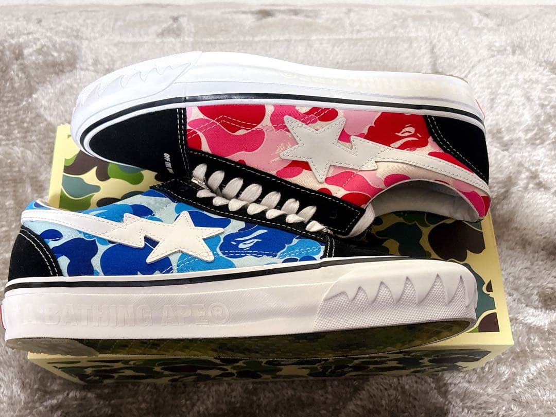 A BATHING APE®︎ × Vans LX Old Skool Camo