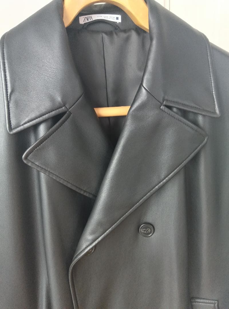 ［着用10回未満］ZARAコート　ブラック / サイズ : XL
