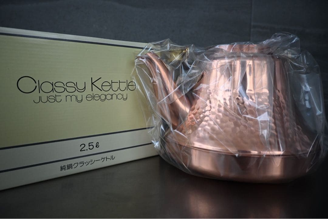 【オリーブ】タケコシ　銅製やかん 2.5L 純銅クラッシーケトル