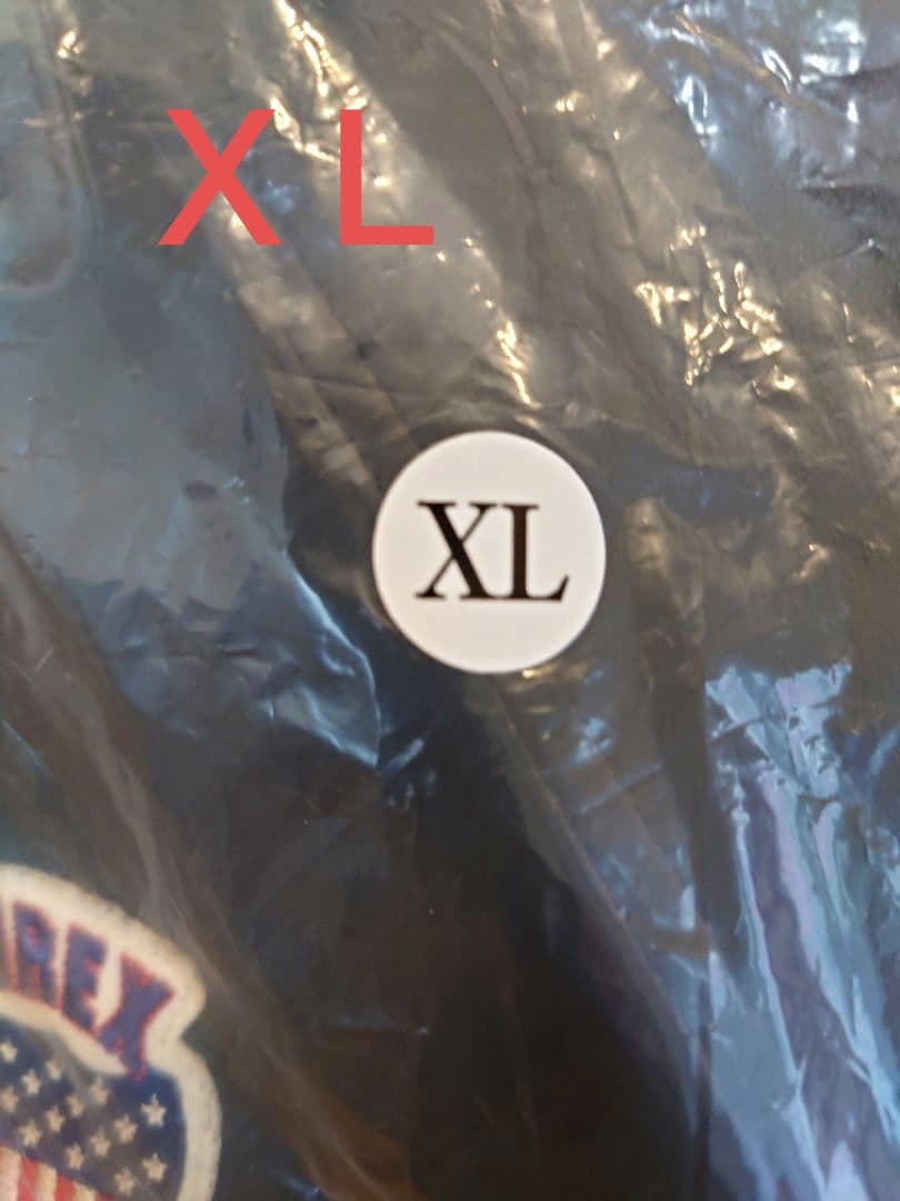 今夜限り新品タグ付き　ＡＶＩＲＥＸブラックレザージャケット XL