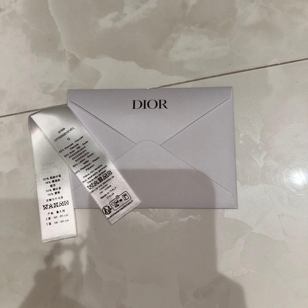 Dior ベルベット ヘアシュシュ 黒