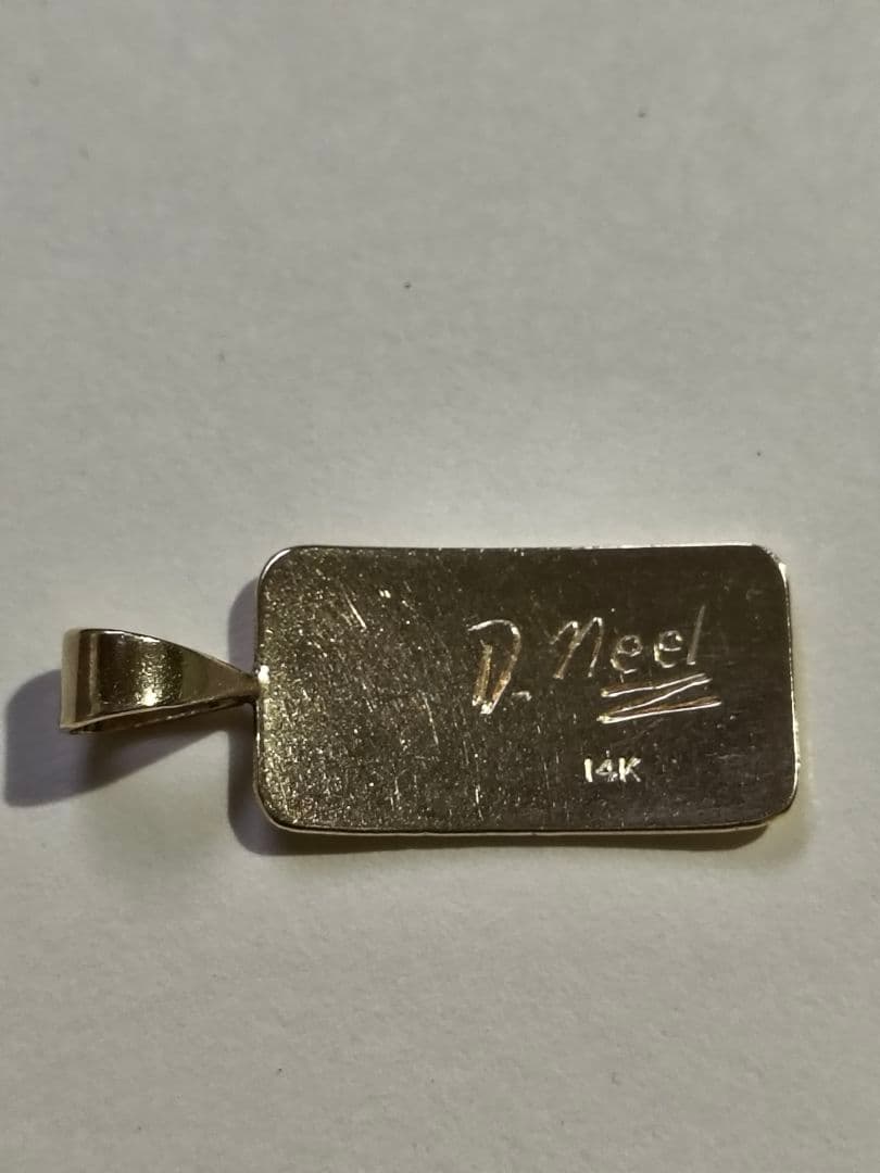 david neel Native jewelry 14kネイティブ　ペンダント
