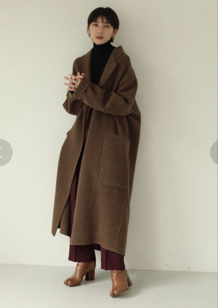 TODAYFUL オーバーチェックコート 36