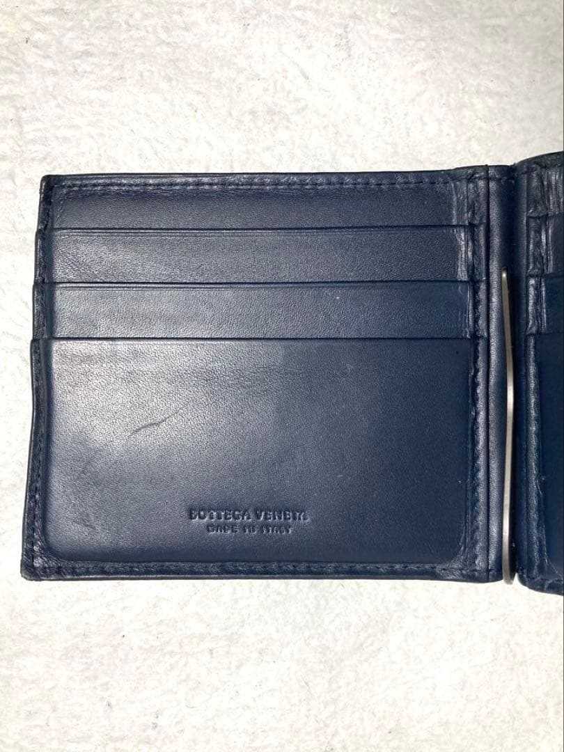 ボッテガヴェネタ　イントレチャート　マネークリップ付き　カードケース　箱付き
