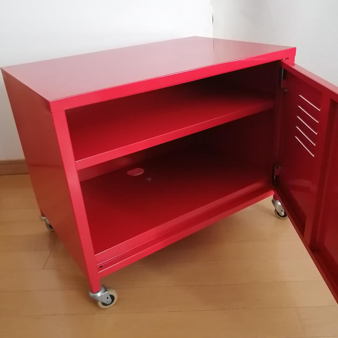 IKEA イケア PSキャビネット　赤