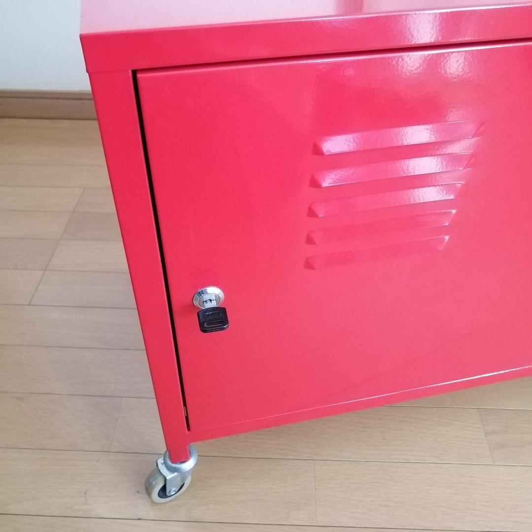 IKEA イケア PSキャビネット　赤