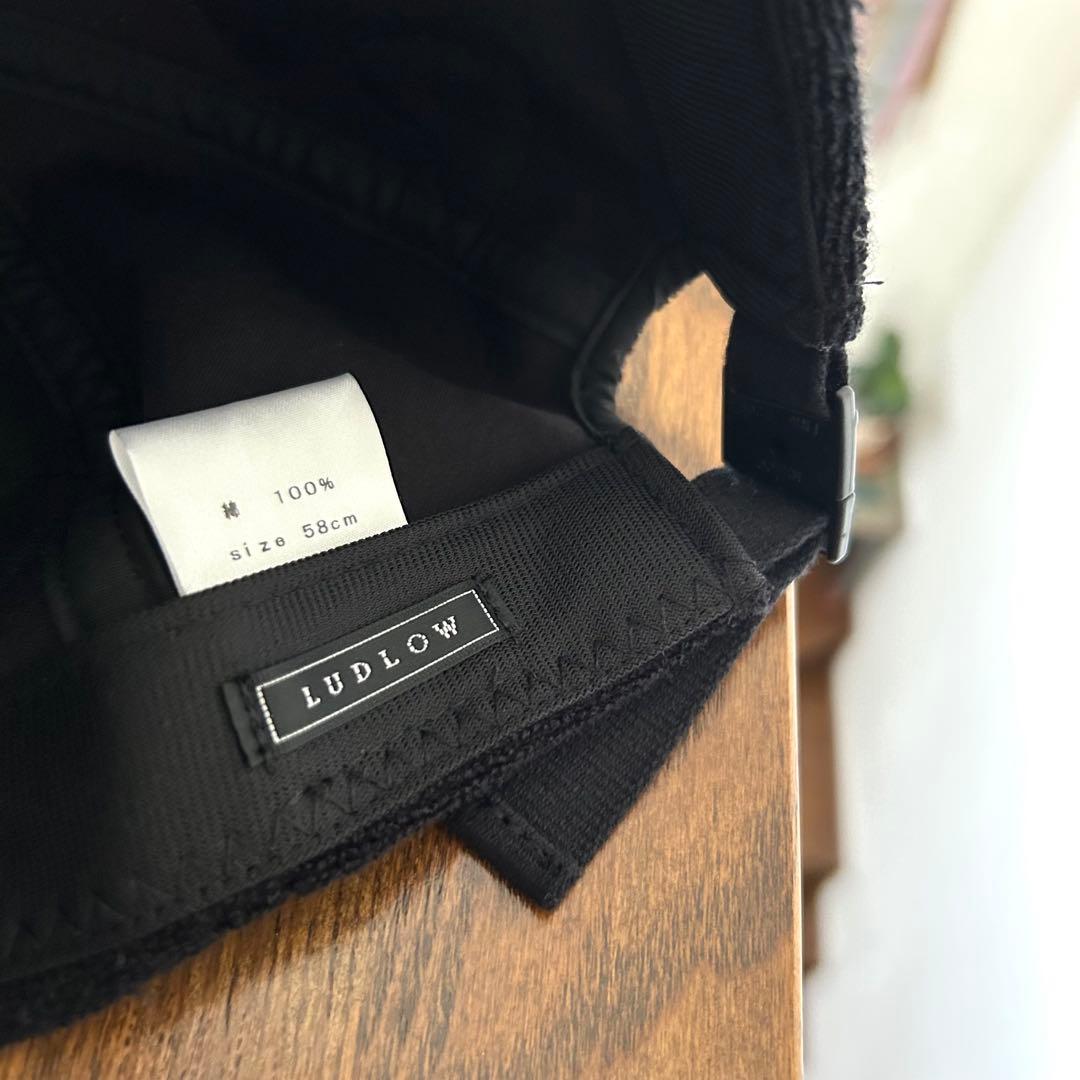ELLESHOP限定♡LUDLOW ラドロー　キャップ　ブラック　ロンハーマン