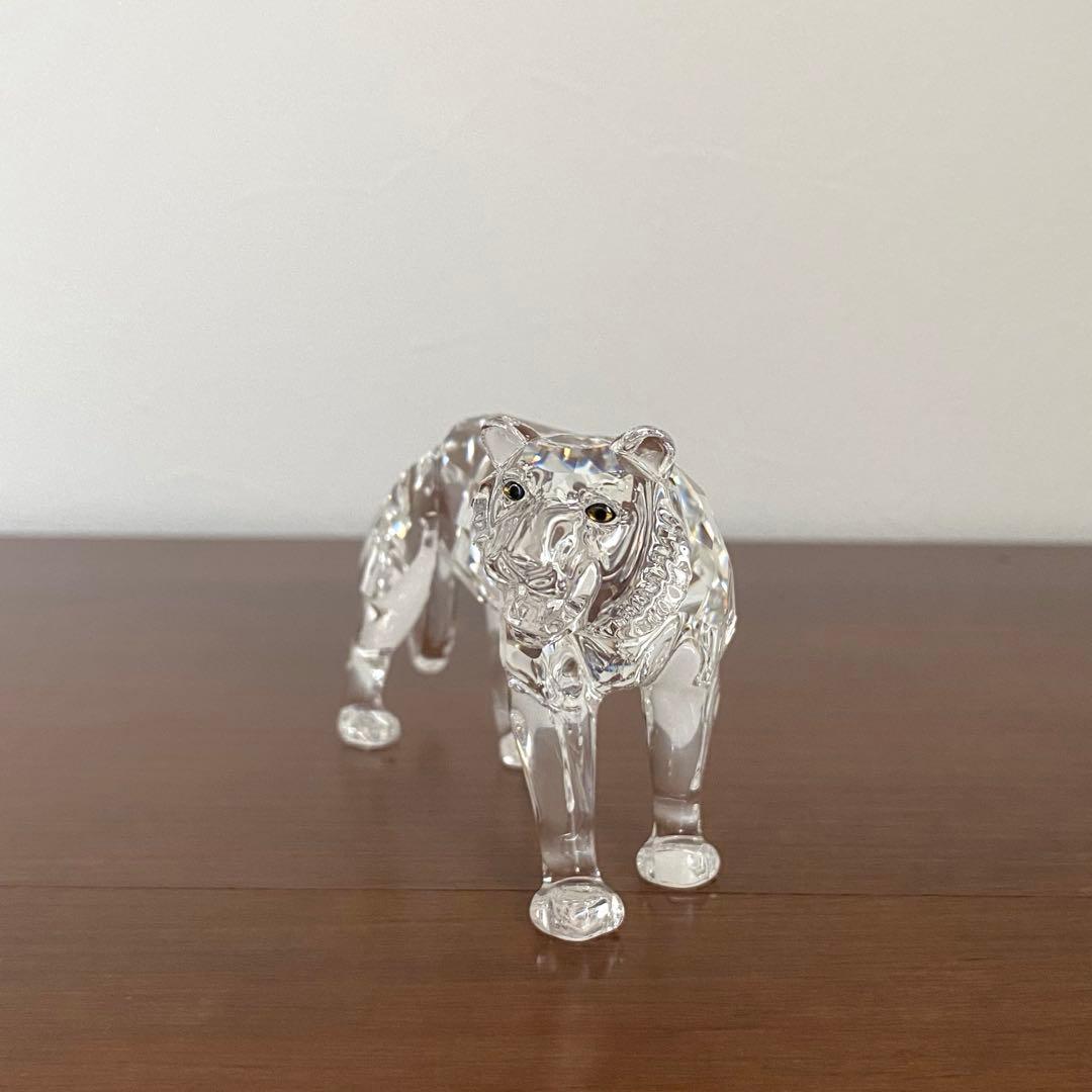 SWAROVSKI スワロフスキー クリスタル タイガー 置物