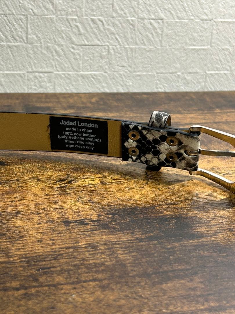 Jaded London Silver Mamba Belt マンバベルト