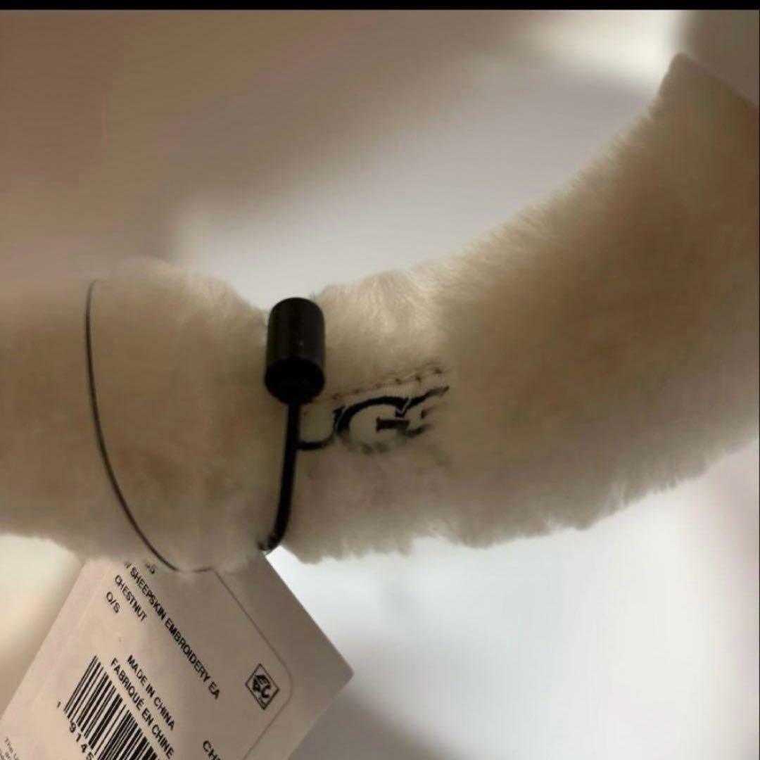 「タグ箱付新品」完売品！UGG アグー　シープスキン イヤーマフ チェスナット