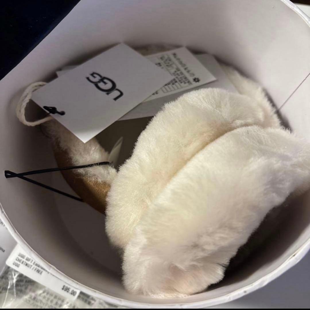 「タグ箱付新品」完売品！UGG アグー　シープスキン イヤーマフ チェスナット