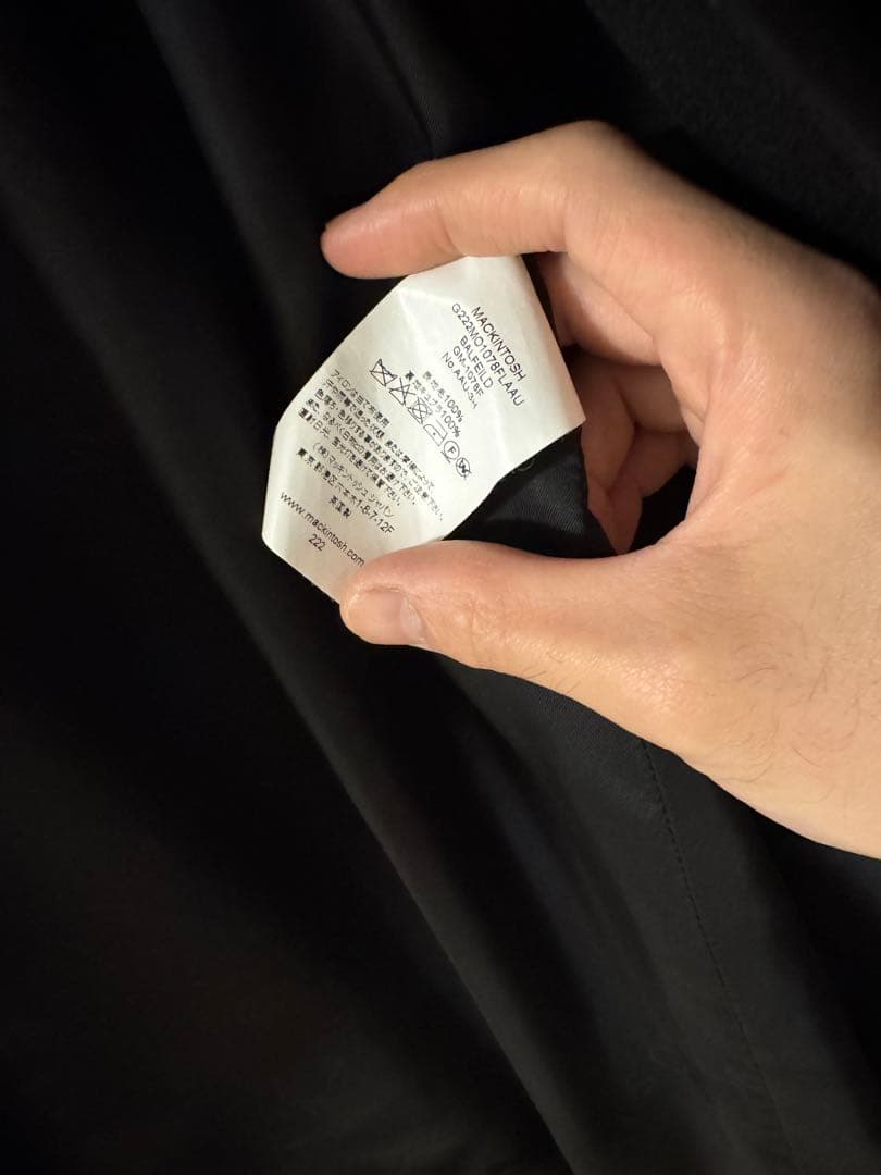 MACKINTOSH BALFEILD ステンカラーコート 付属品完備