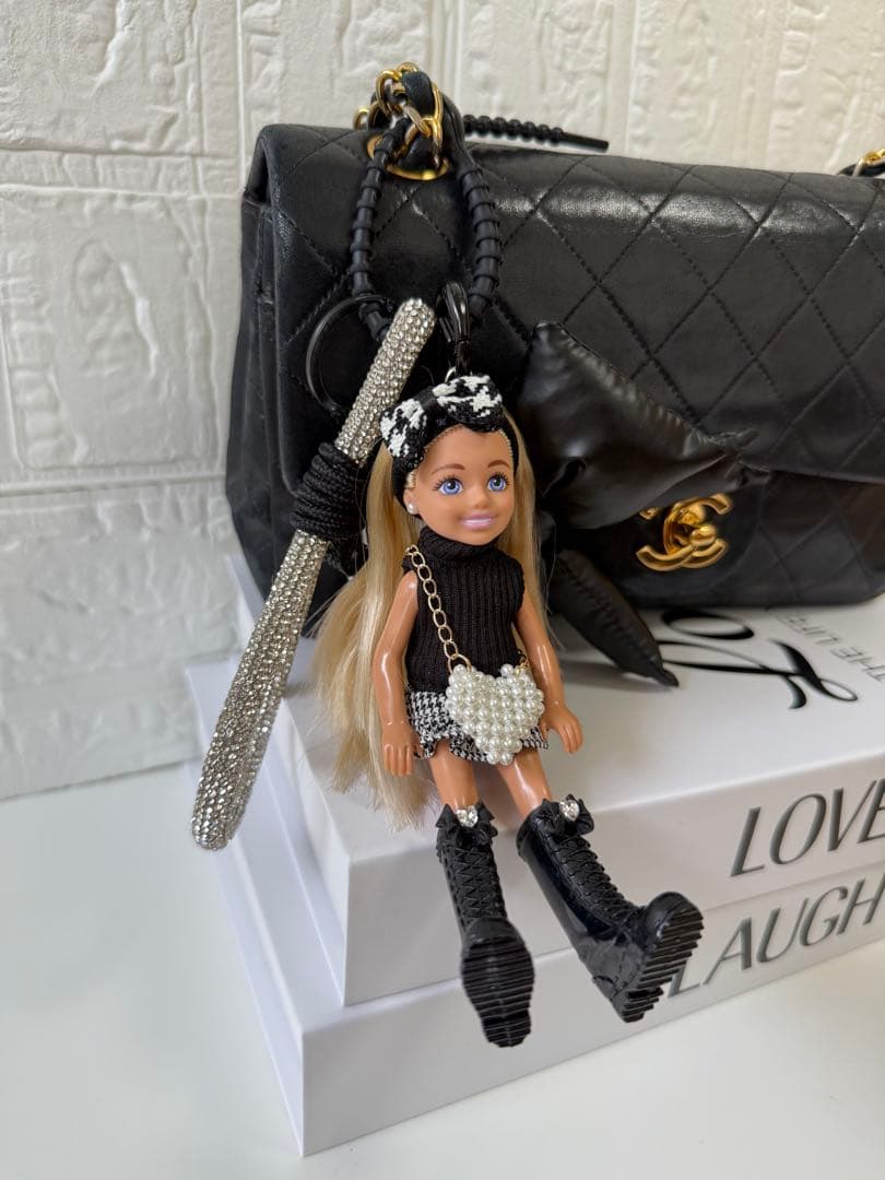 バービーバッグチャーム　キーホルダー　バービーキーリング　barbieチャーム