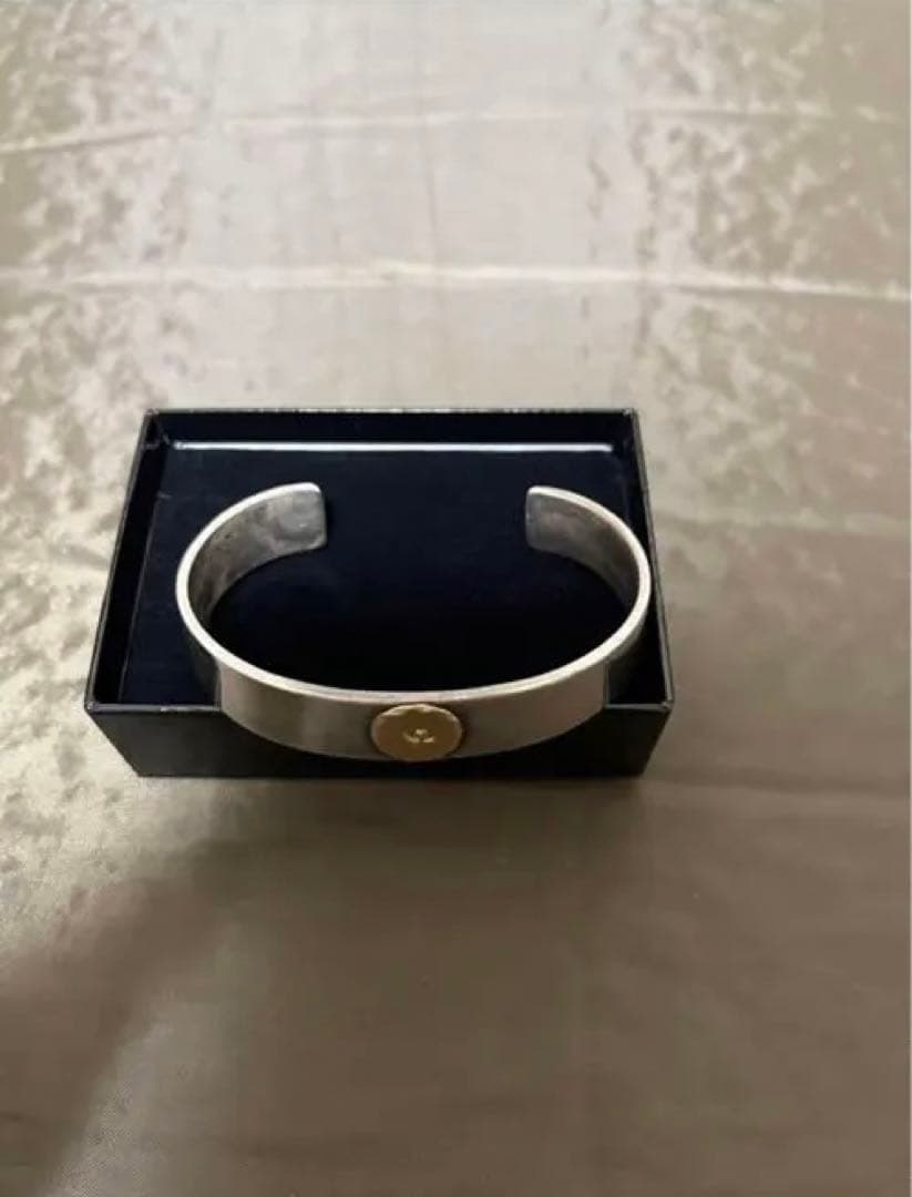 goro's風 シルバー 18K バングル ゴールドメタル付き ゴローズ風