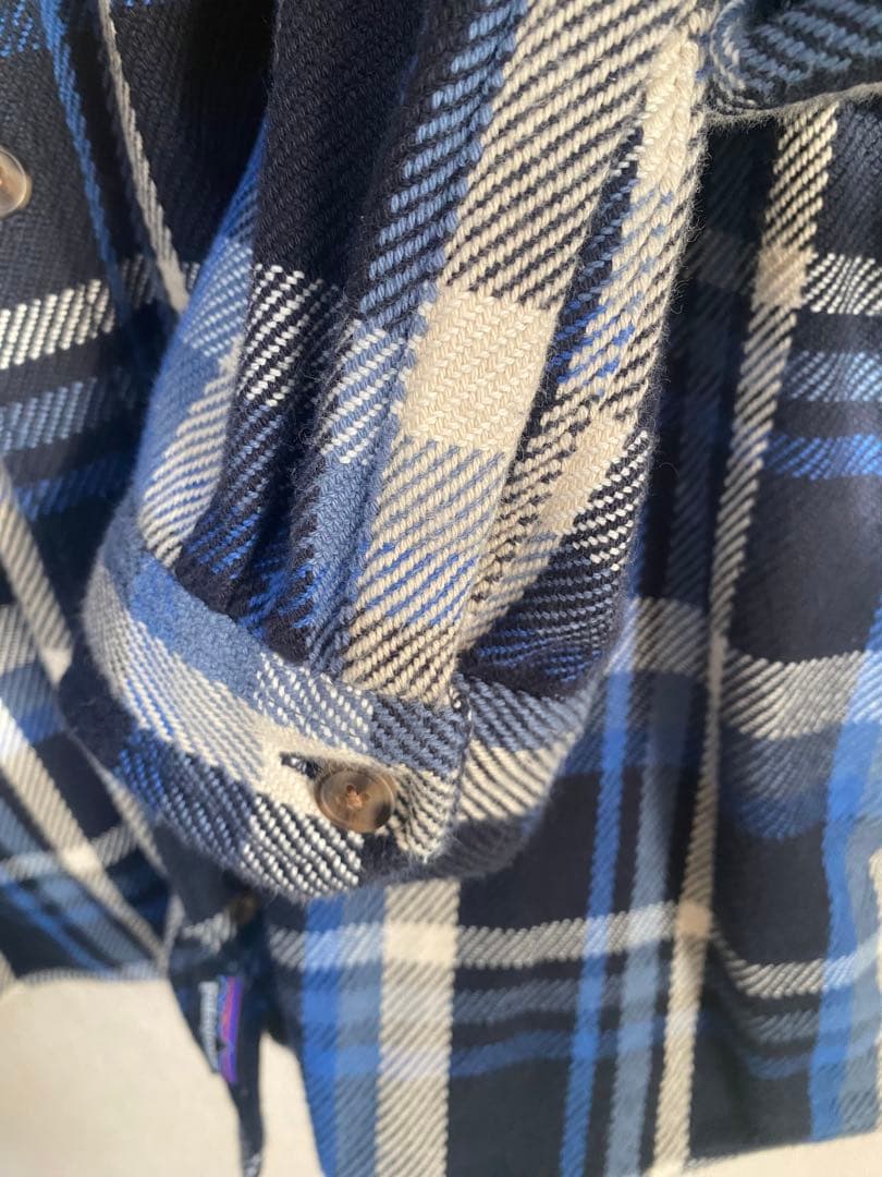 patagonia メンズ　フィヨルド　フランネルシャツ　L