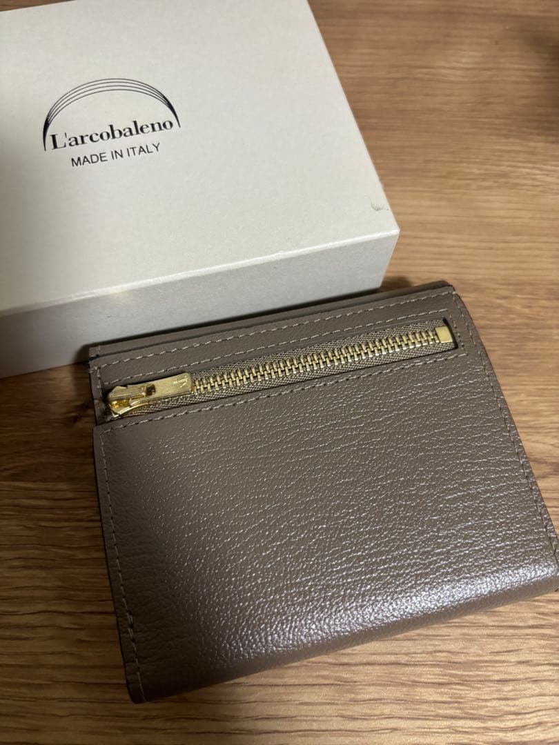 専用　L'arcobaleno ブラウン 三つ折り財布