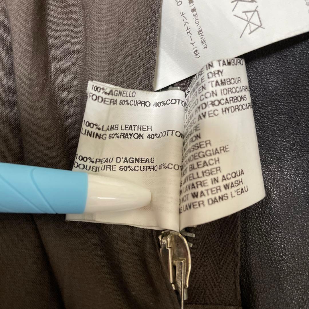 Rick Owens リックオウエンス　レザージャケット　ラムレザー