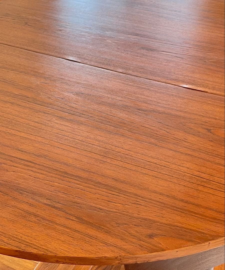 北欧 デンマーク ヴィンテージ ハンスオルセン ラウンド ダイニング テーブル