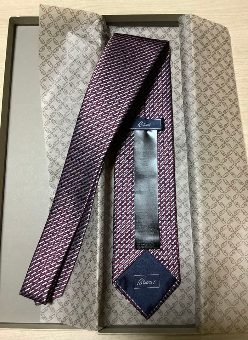 【新品未使用】Brioni ネクタイ イタリア製