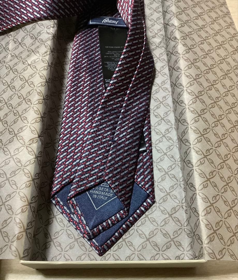 【新品未使用】Brioni ネクタイ イタリア製