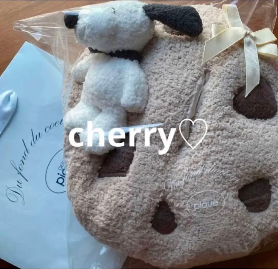 完売品　スヌーピー ジェラートピケ【PEANUTS】 クッキーテッシュケース