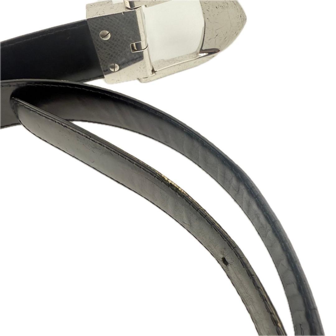 ルイヴィトン サンチュール クラシック レザー ベルト M6843 ブラック