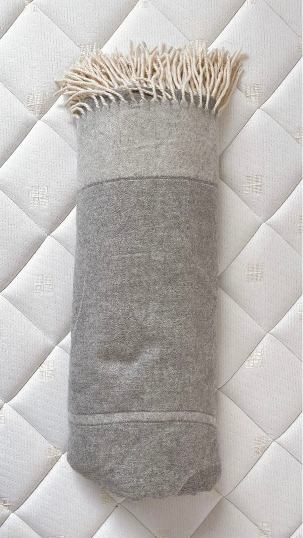 HERMES カシミヤ100% ストール　大判ショール　ブランケット