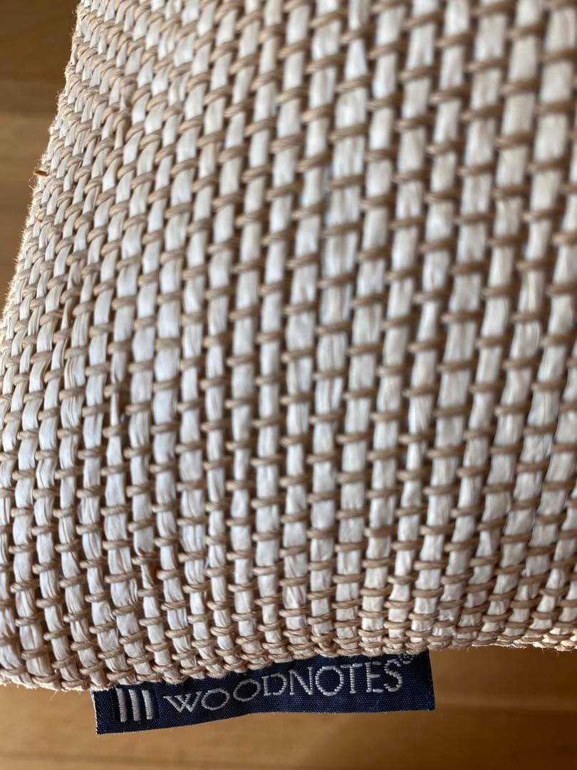 北欧クッションカバー Woodnotesウッドノーツ/natural/white
