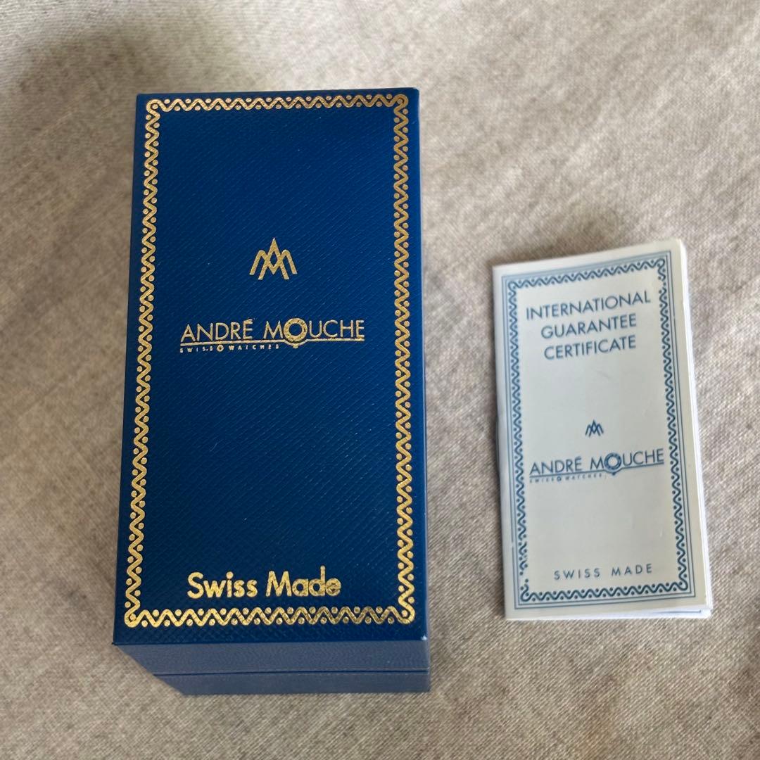 【美品】ANDRE MOUCHE アンドレムッシュ 腕時計 バングル