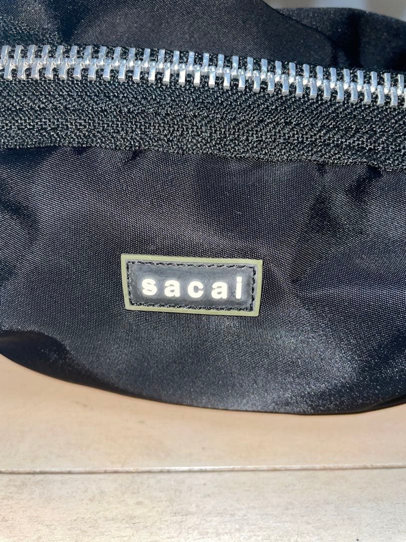 s*6様 sacai Pocket Bum Bag ブラック