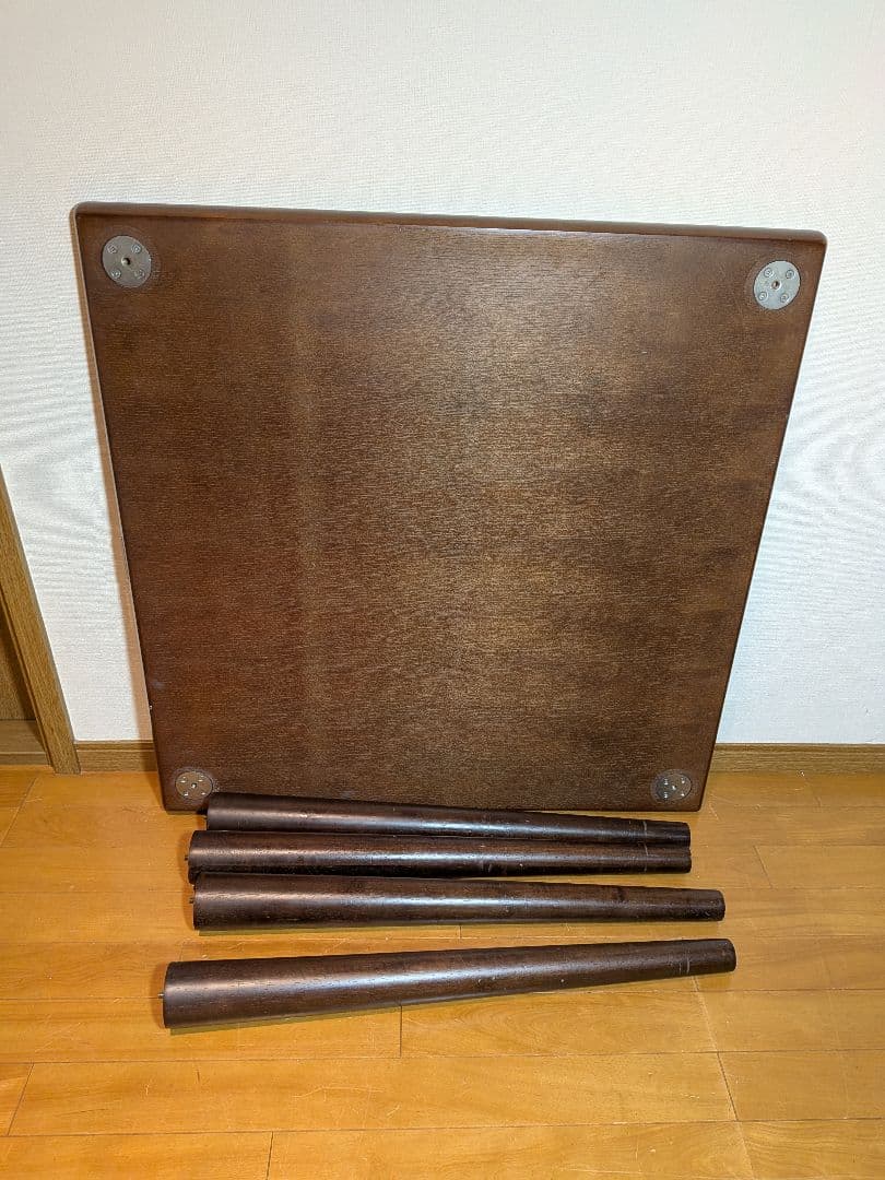 ■送料込■カリモク60+ ダイニングテーブル800 木製家具食卓デスク ブラウン