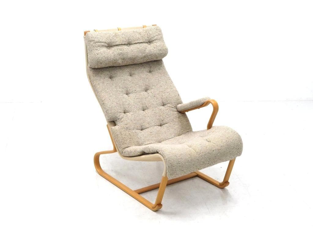 美品　天童木工　ブルーノマットソン　ハイバック　イージーチェア　ソファ　北欧