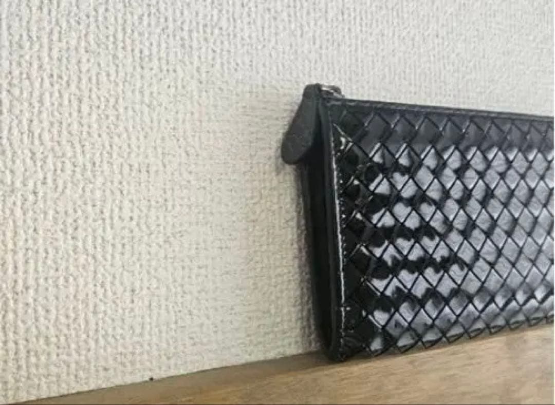 BOTTEGAVENETA 長財布 希少エナメル蛇革 送料込み