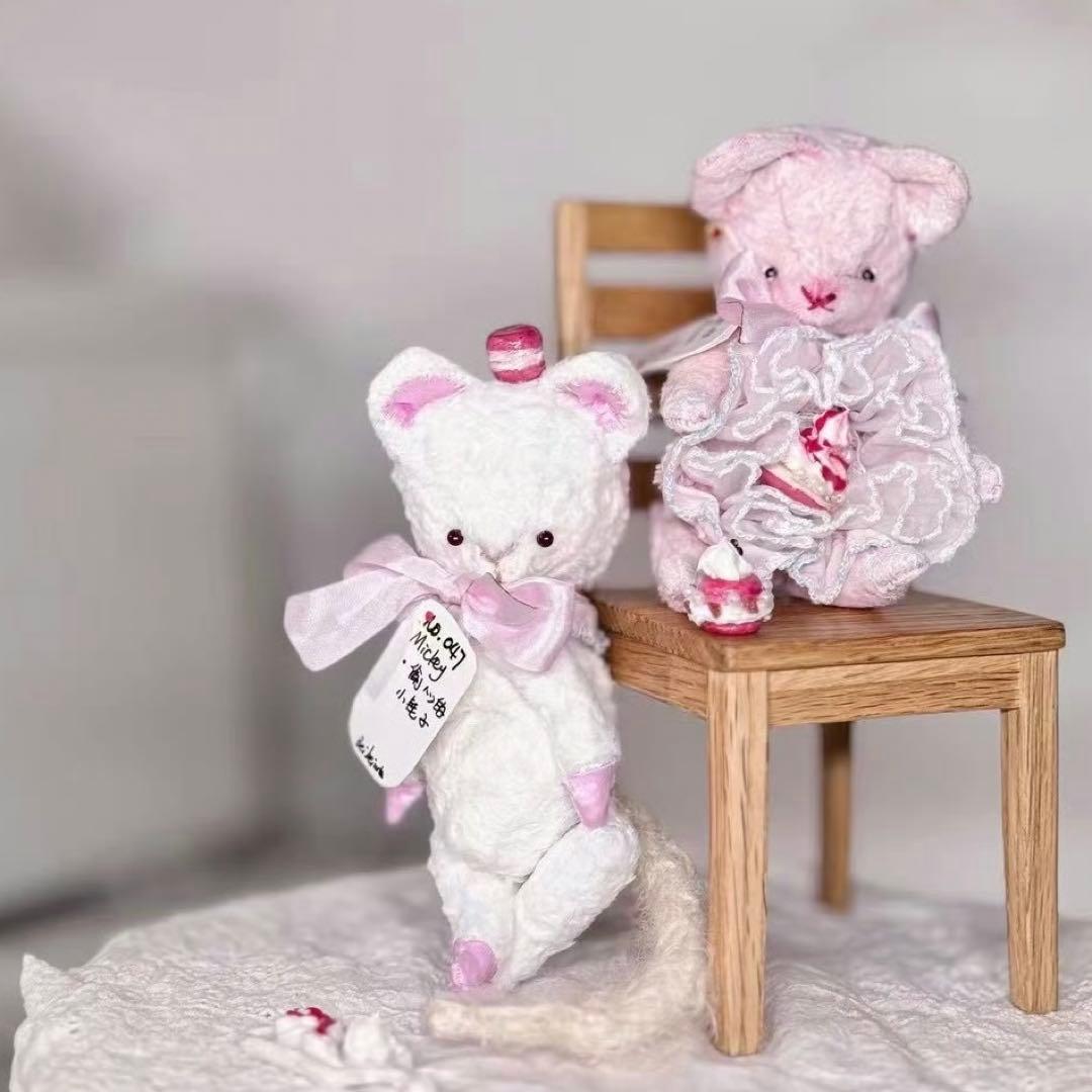 仲良しネズミちゃん Mickey ぬいぐるみ テディベア OOAK 海外作家様