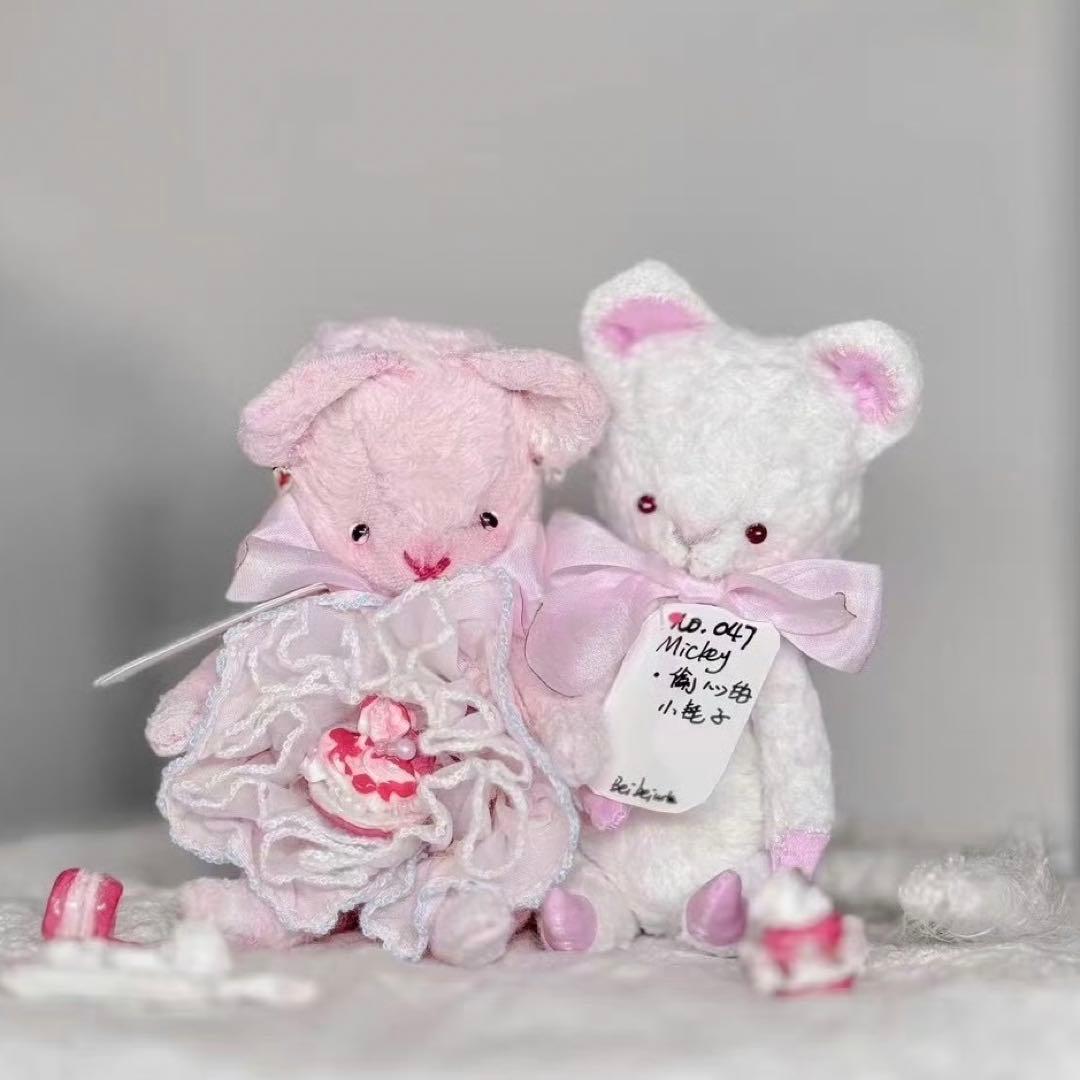仲良しネズミちゃん Mickey ぬいぐるみ テディベア OOAK 海外作家様